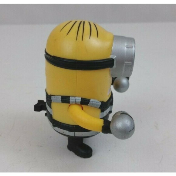 2017 Minions Despicable Me 3 Pumping Iron Prison Minion McDonald's Toy - Picture 2 of 4
